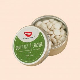 Dentifrice à croquer en vrac